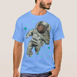 Astronaut HODL BTC To Moon Bitcoin T-Shirt