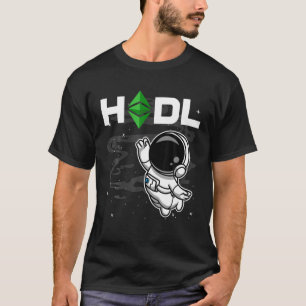 Astronaut HODL Ethereum Classic ETH Coin to Mo T-Shirt