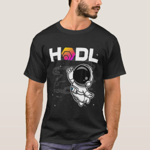 Astronaut HODL HEX Münze Zum Mond Crypto Token B T-Shirt