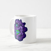 Astronaut Hugs Earth Kaffeetasse (Vorderseite Links)