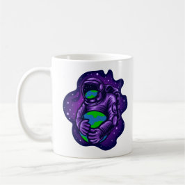 Astronaut Hugs Earth Kaffeetasse