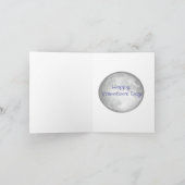 Astronaut Ich liebe dich bis zum Mond Karte (Innenseite)