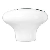 Astronaut im All mit Mondballon Kosmostars Keramikknauf (Seitenansicht)