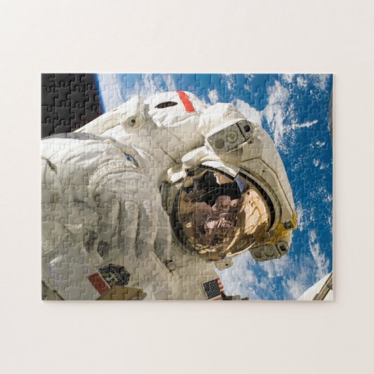 Astronaut im Foto für die Weltraumreparatur Puzzle (Horizontal)