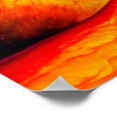 Astronaut im Herbst Poster (Ecke)