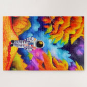 Astronaut im Herbst-Puzzle Puzzle (Horizontal)