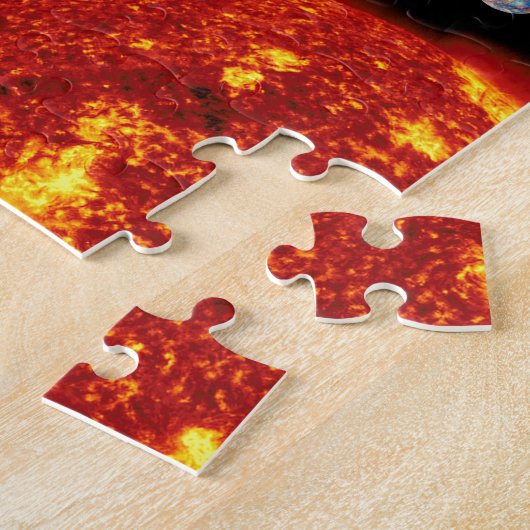 Astronaut im Sonnensystem Puzzle (Seite)