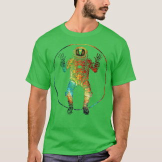Astronaut im Weltraum 8 T-Shirt