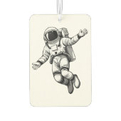 Astronaut im Weltraum Autolufterfrischer (Rückseite)