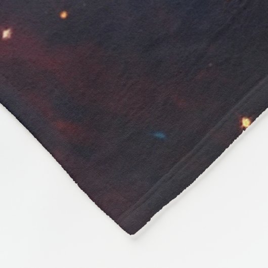 Astronaut im Weltraum fahren Fleecedecke (Ecke)