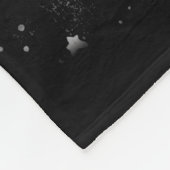 Astronaut im Weltraum Fleecedecke (Ecke)