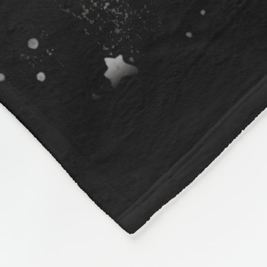 Astronaut im Weltraum Fleecedecke (Ecke)