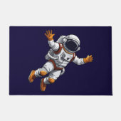 Astronaut im Weltraum Fußmatte (Vorderseite)