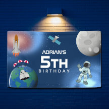 Astronaut im Weltraum Galaxy Thema Geburtstagspart