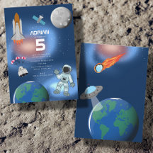 Astronaut im Weltraum Galaxy Thema Geburtstagspart