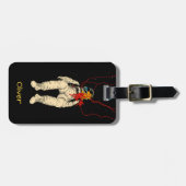 Astronaut im Weltraum Gepäckanhänger (Vorderseite horizontal)