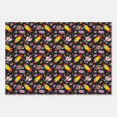 Astronaut im Weltraum Geschenkpapier Set (Vorderseite 3)