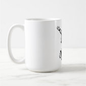 Astronaut im Weltraum Kaffeetasse (Links)
