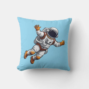 Astronaut im Weltraum Kissen