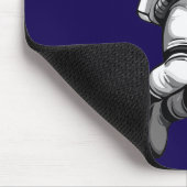 Astronaut im Weltraum Mousepad (Ecke)