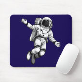 Astronaut im Weltraum Mousepad (Mit Mouse)