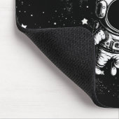 Astronaut im Weltraum Mousepad (Ecke)