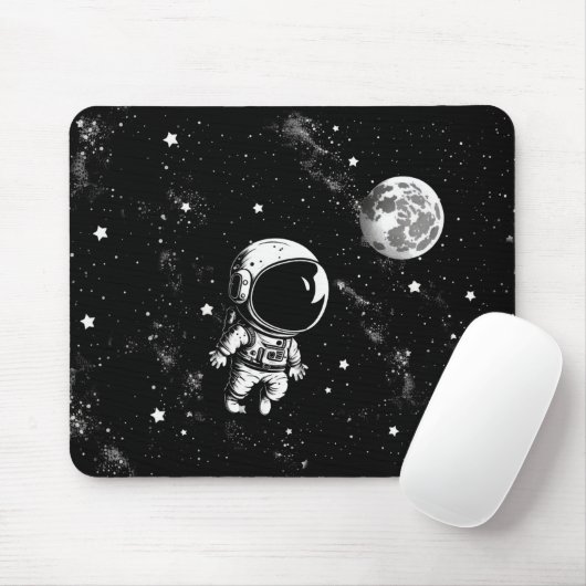 Astronaut im Weltraum Mousepad (Mit Mouse)