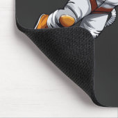 Astronaut im Weltraum Mousepad (Ecke)