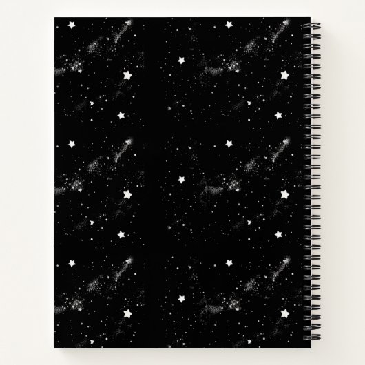 Astronaut im Weltraum Notizblock (Rückseite)