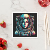 Astronaut im Weltraum! Serviette (Beispiel)