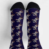 Astronaut im Weltraum Socken (Oben)
