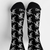 Astronaut im Weltraum Socken (Oben)