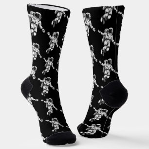 Astronaut im Weltraum Socken