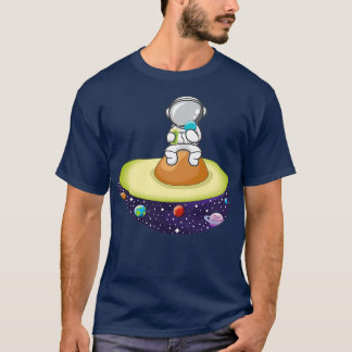 Astronaut im Weltraum T-Shirt