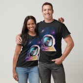 Astronaut im Weltraum T-Shirt (Unisex)