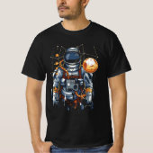 " Astronaut im Weltraum " T-Shirt (Vorderseite)