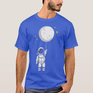 Astronaut im Weltraumballon T-Shirt