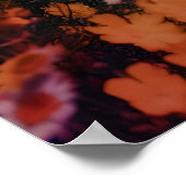 Astronaut in Blumen Kunstprint Gothic Sci-Fi Poster (Ecke)