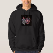 Astronaut in Cartwheel Galaxy Webb Space Telescope Hoodie (Vorderseite)
