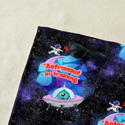 ASTRONAUT IN DER AUSBILDUNG STRANDTUCH (Beispiel)