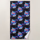 ASTRONAUT IN DER AUSBILDUNG STRANDTUCH (Vorderseite)