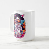 Astronaut in der Galaxie verloren Kaffeetasse (Vorderseite Links)