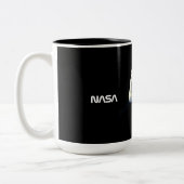 Astronaut in der Raumschwarz Zweifarbige Tasse (Links)
