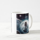 Astronaut in der Tasse der Keramik (VorderseiteRechts)
