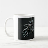 Astronaut in der weltraumklassischen Tasse, 11 oz Kaffeetasse (Links)