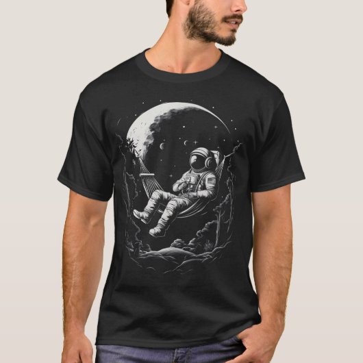 Astronaut in einer Hängematte T-Shirt (Vorderseite)