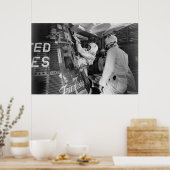 Astronaut in Freundschaft eingelegt 7 Poster (Küche)