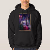 Astronaut In Outer Space Galactic Science Fiction Hoodie (Vorderseite)