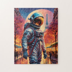 Astronaut in Paris Puzzle