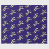 Astronaut in space geschenkpapier (Flach)